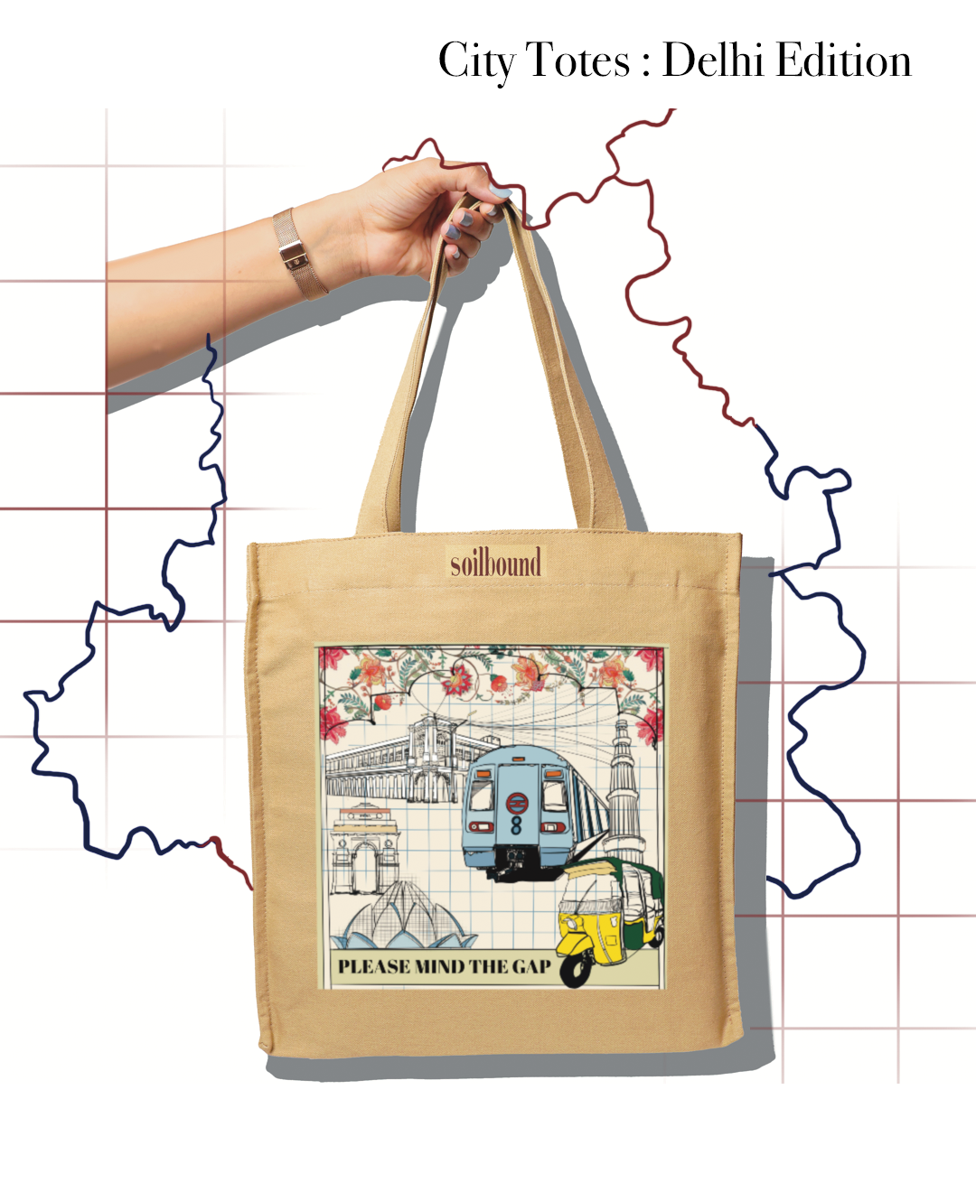 The City Totes Delhi (Please Mind The Gap)