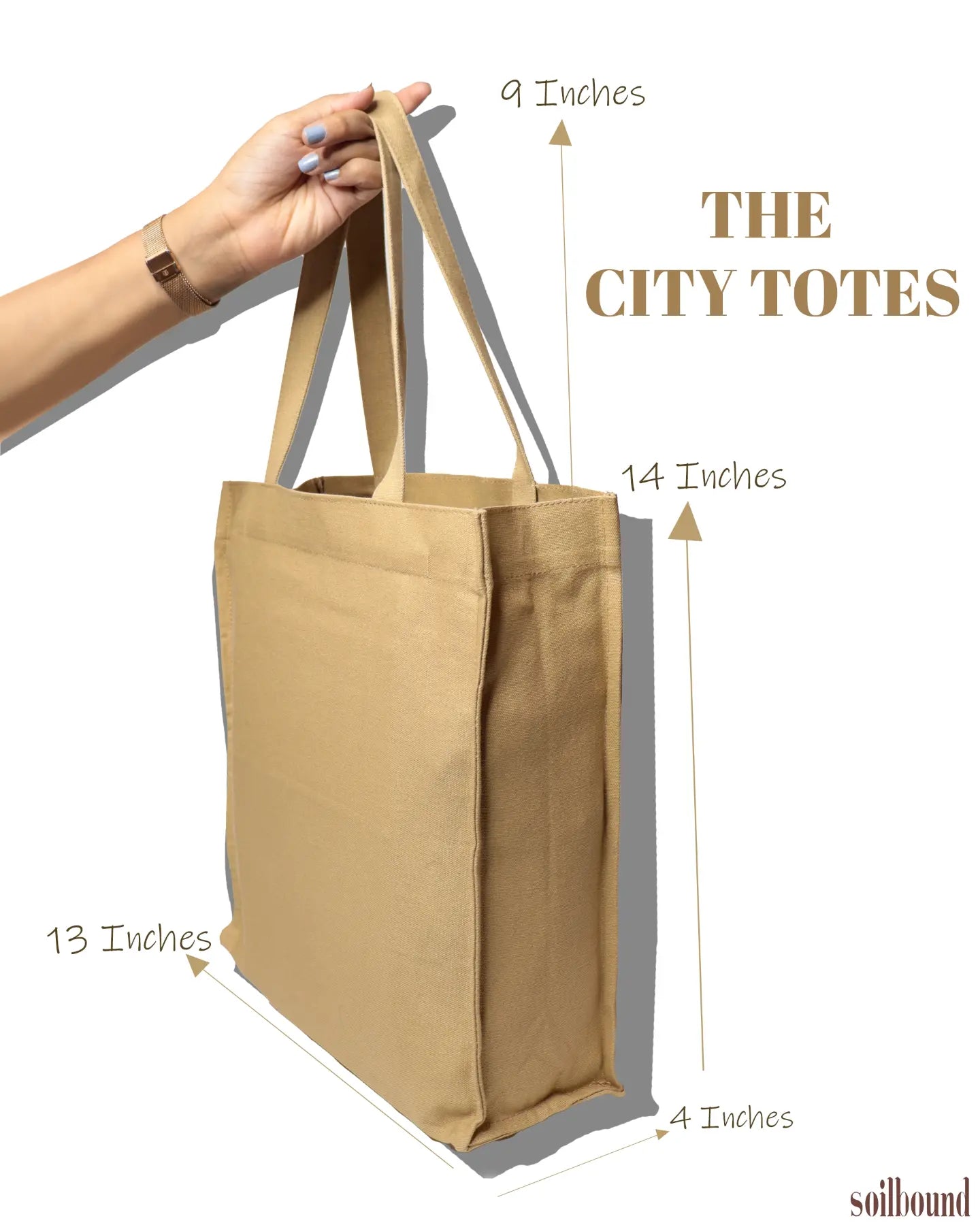 The City Totes - Beige