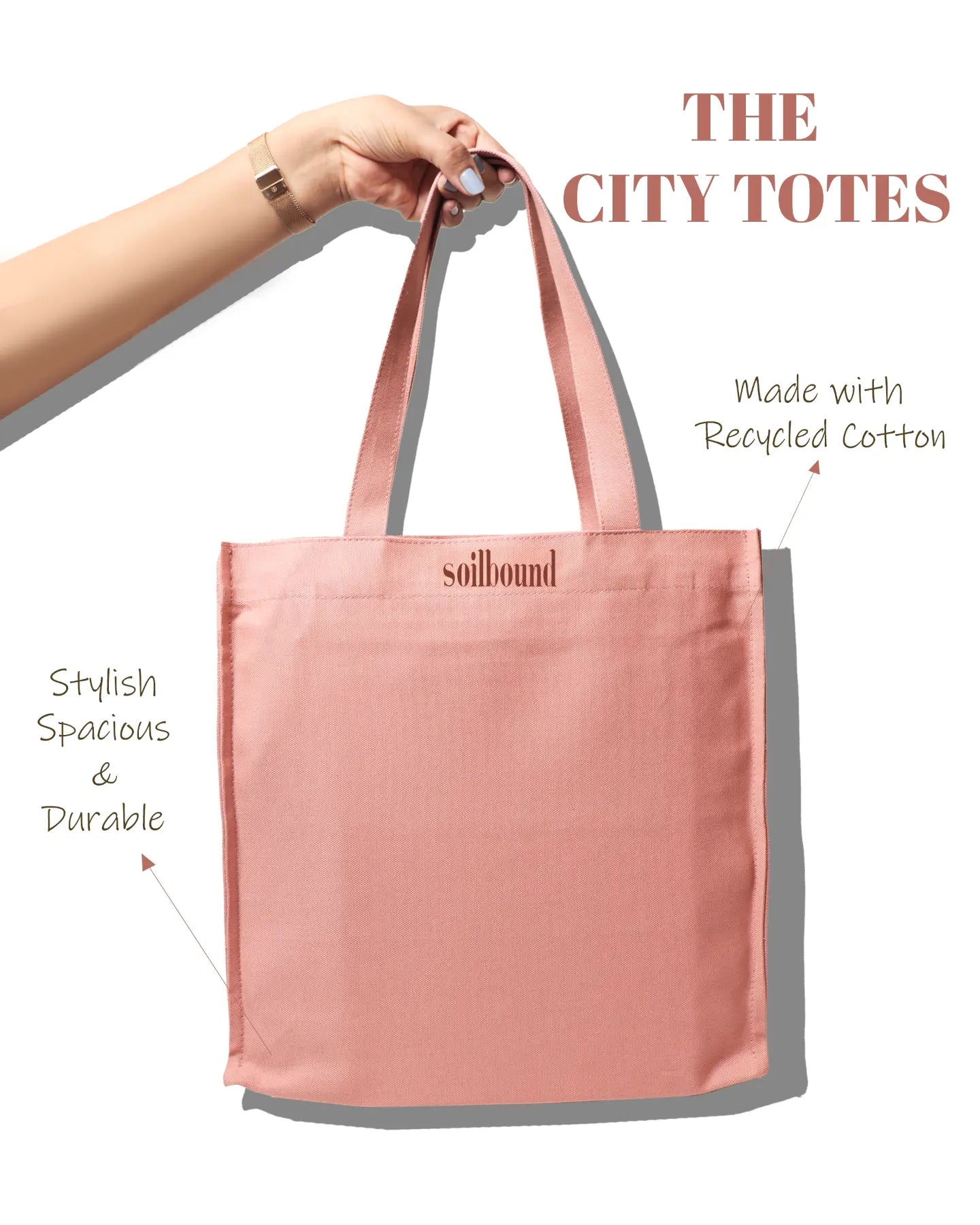 The City Totes - Pink